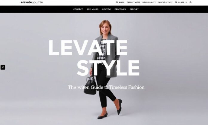 Elevate Your Style: A Complete Guide to Timeless Fashion