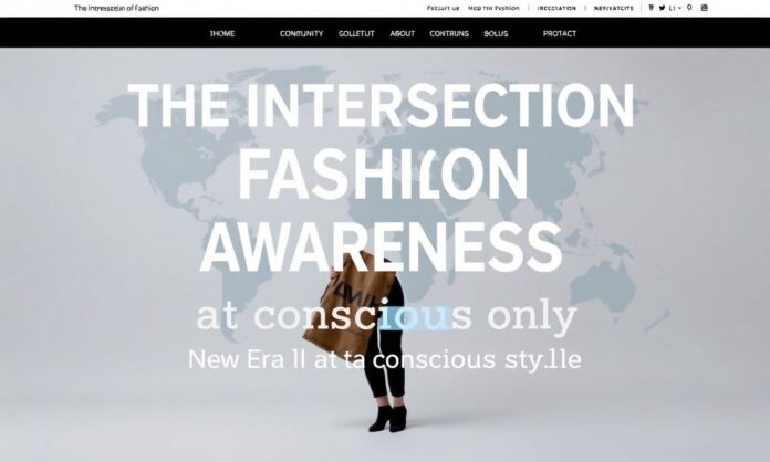 The Intersection of Fashion and Global Awareness: A New Era of Conscious Style